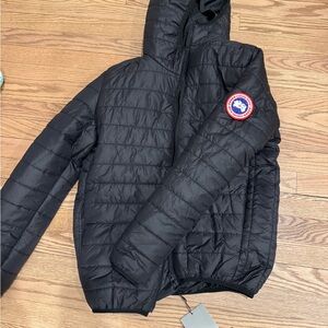 Black Hooded Puffer Jacket